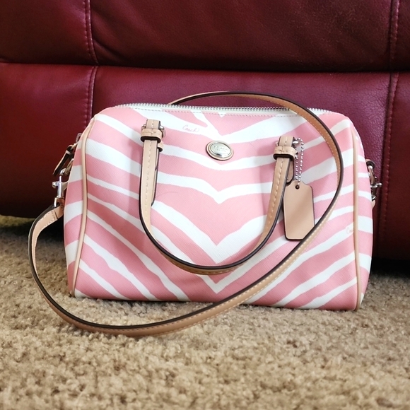 Coach Bags Coach Pink Zebra Bag Poshmark